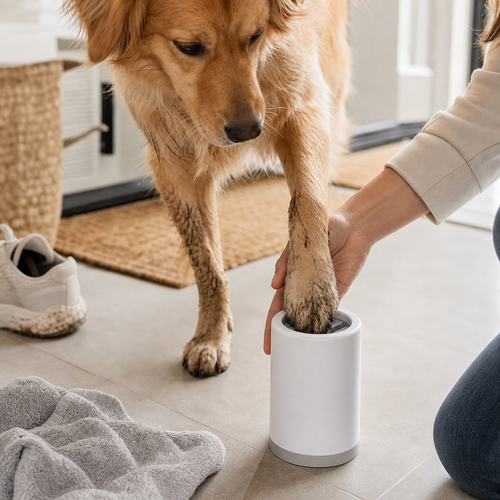 Dog Paw Washer Cup for Muddy Walks
