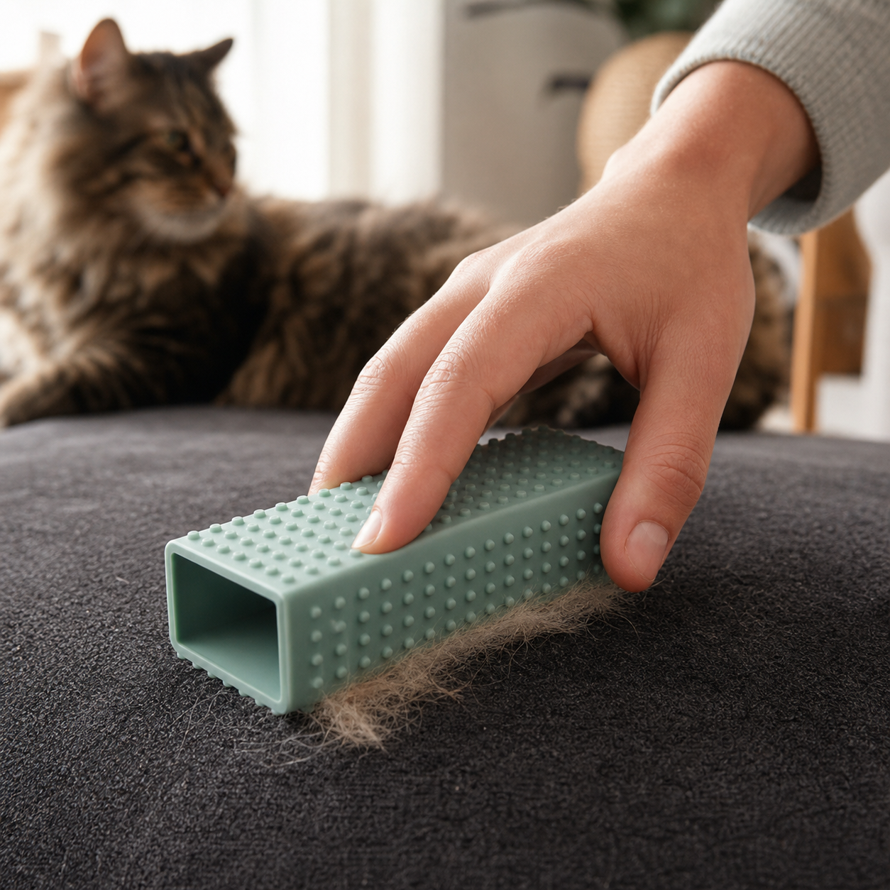 Silicone Pet Hair Cleaning Brush