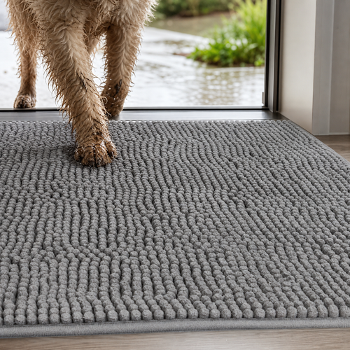 Absorbent Dog Door Mat for Muddy Paws