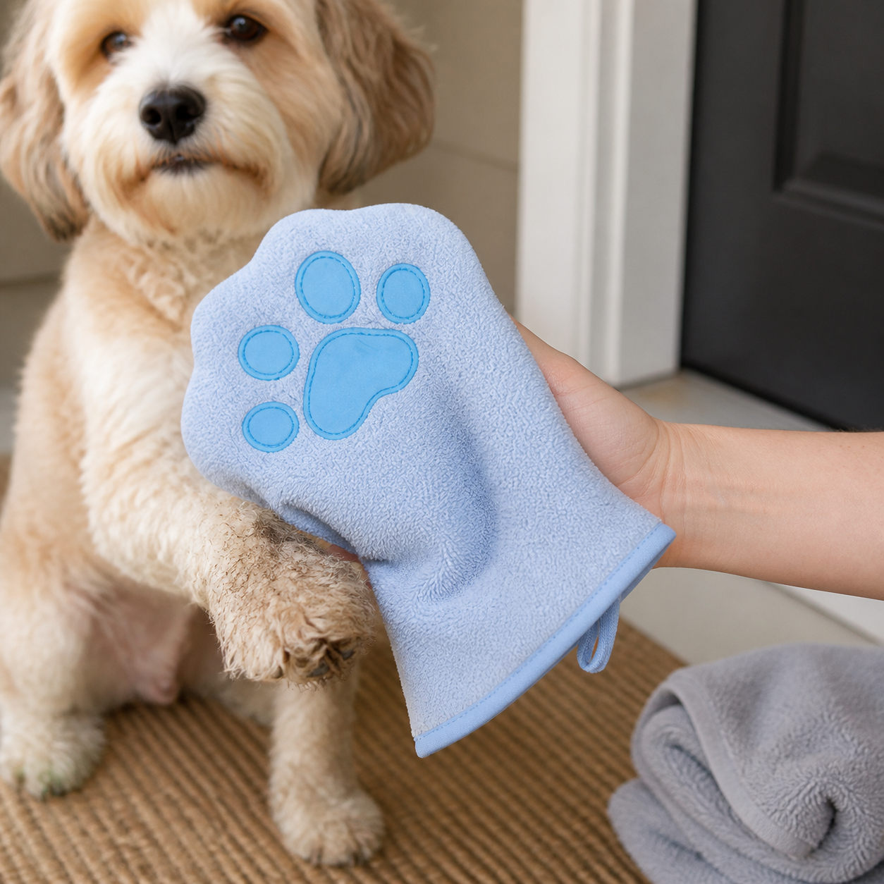 Microfiber Dog Paw Cleaning Mitt