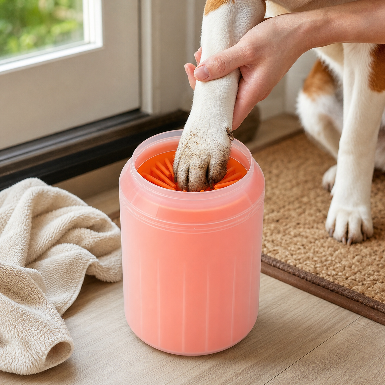 Soft Silicone Dog Paw Cleaner Cup