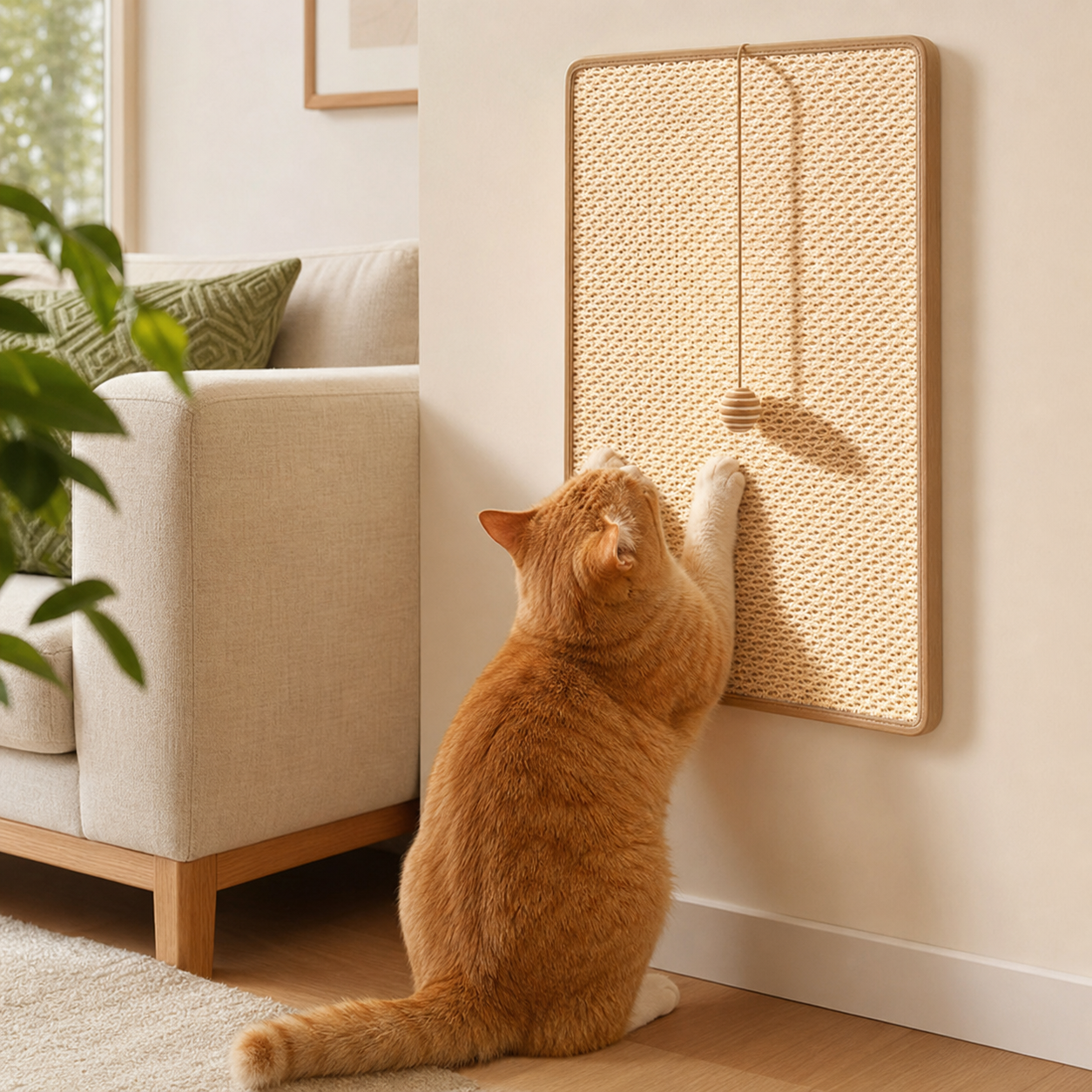 Sisal Cat Scratch Furniture Guard Mat