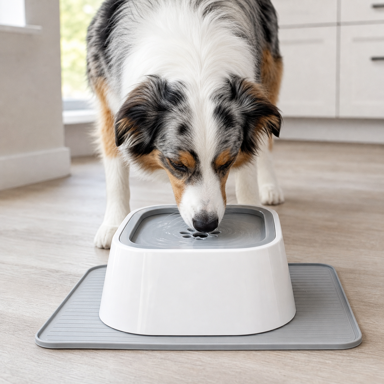 Floating Dog Water Bowl for Slower Drinking