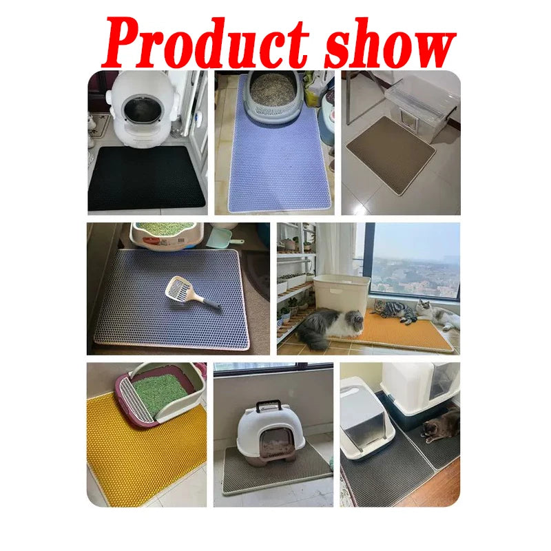 Double-Layer Cat Litter Trapping Mat
