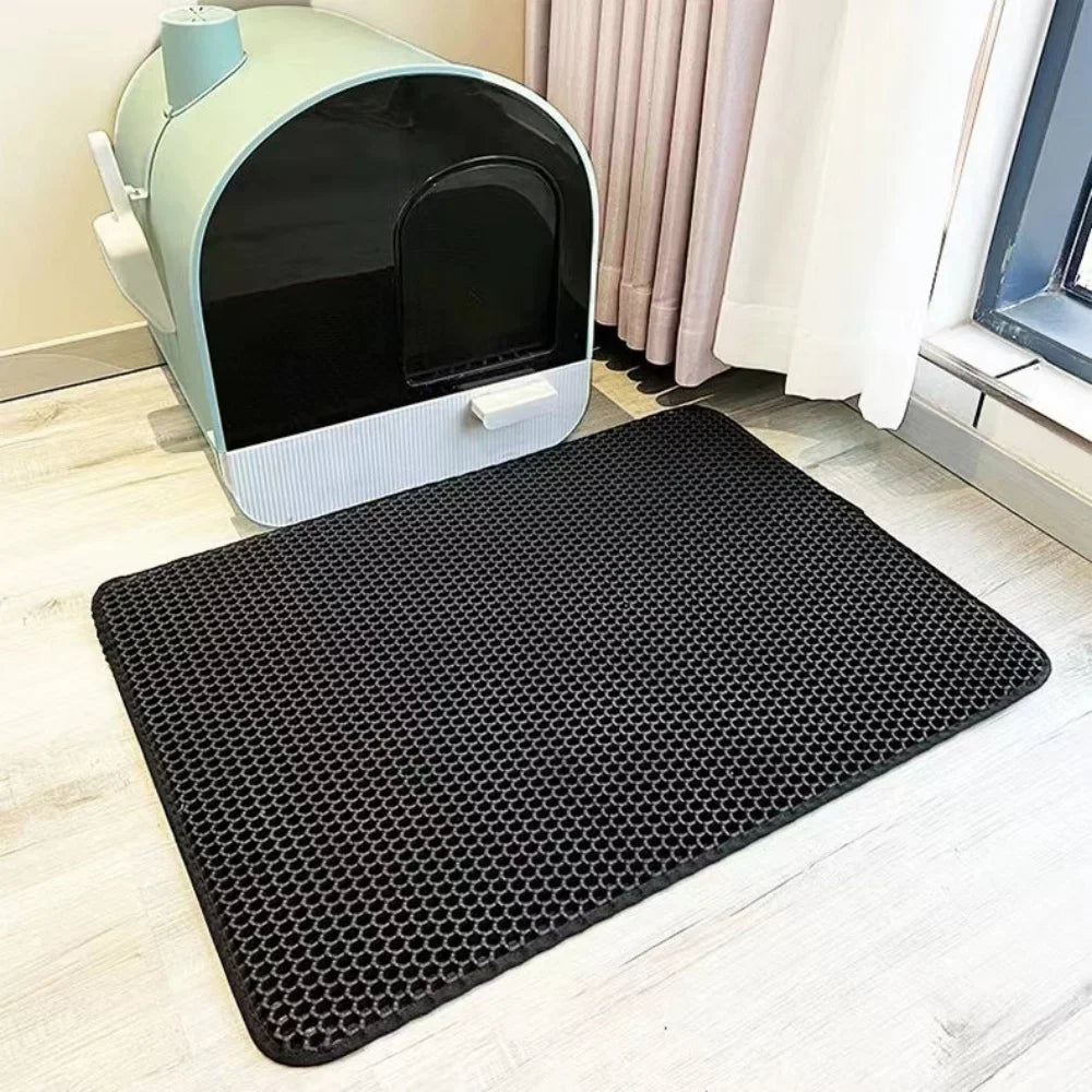 Large Double-Layer Cat Litter Trapping Mat