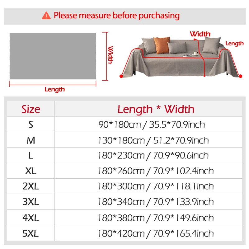 Washable Waterproof Pet Couch Cover