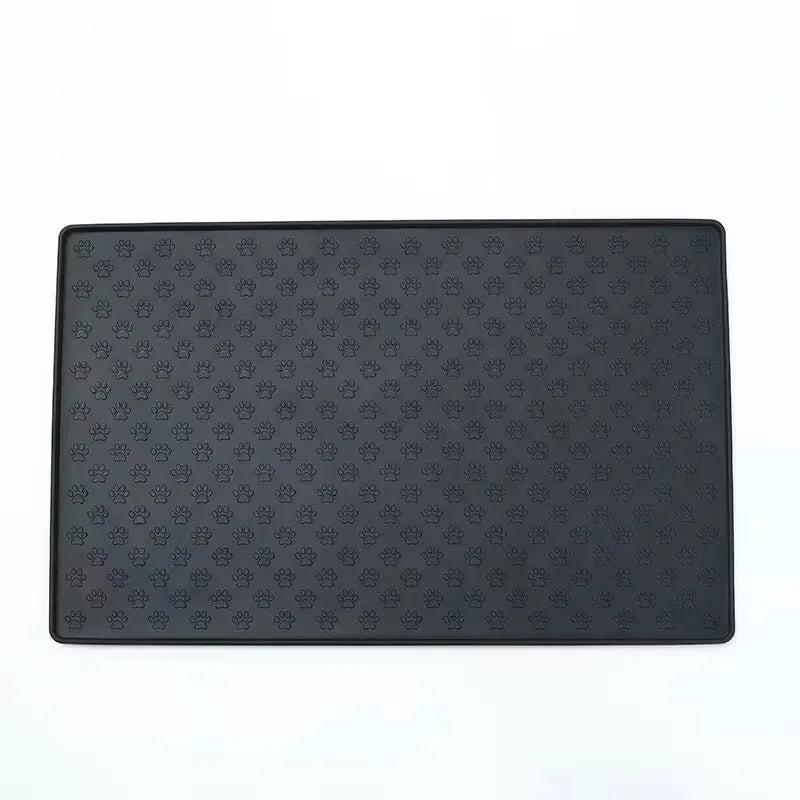Raised-Edge Silicone Pet Bowl Mat