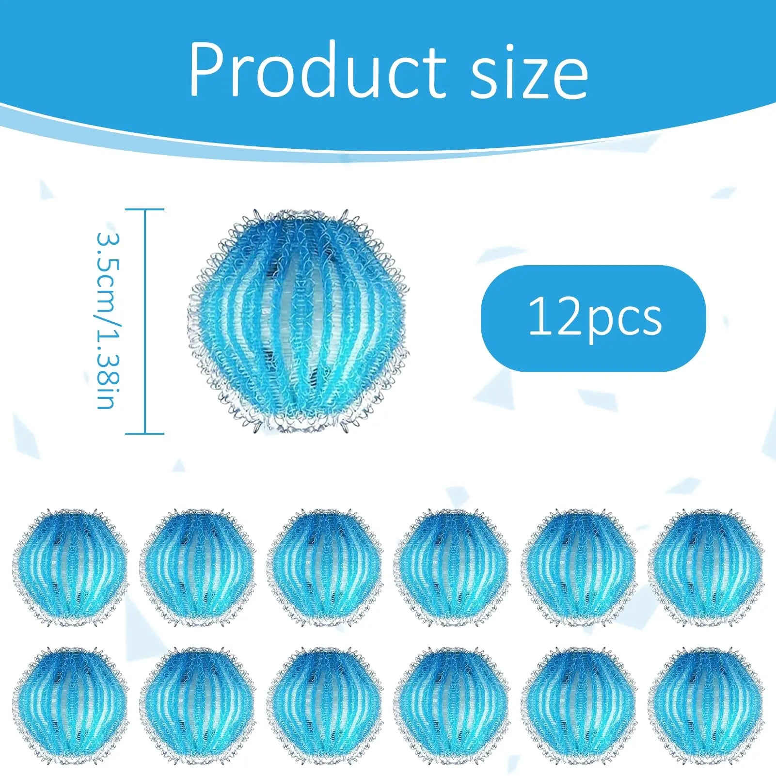 Reusable Pet Hair Laundry Filter Balls