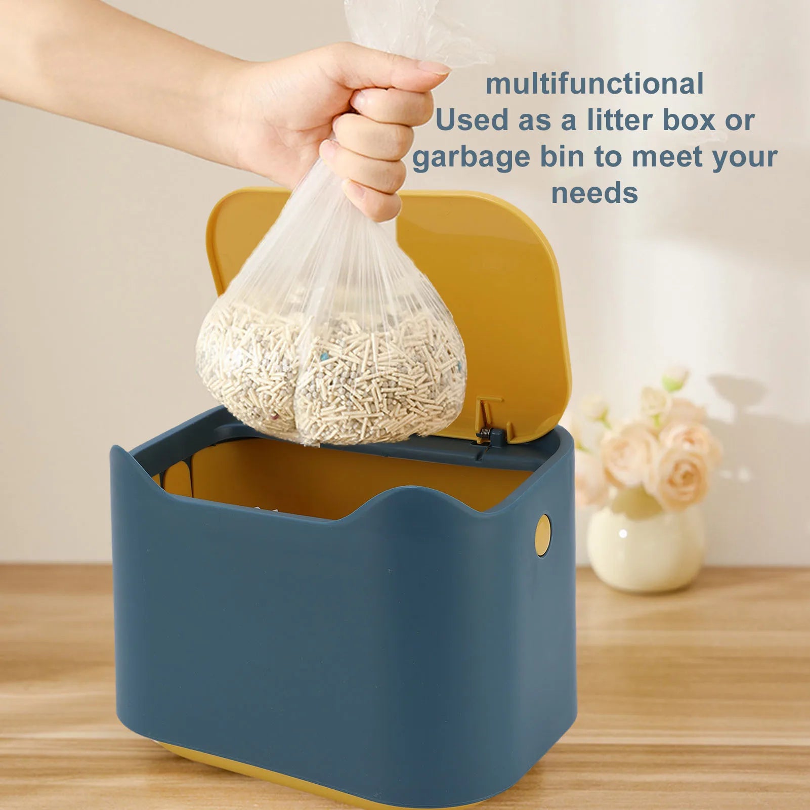 Sealed Cat Litter Waste Bin