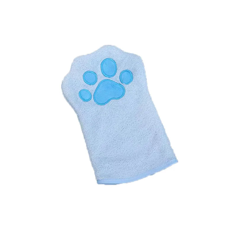 Microfiber Dog Paw Towel Mitt