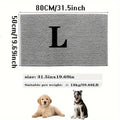 Absorbent Dog Door Mat for Muddy Paws