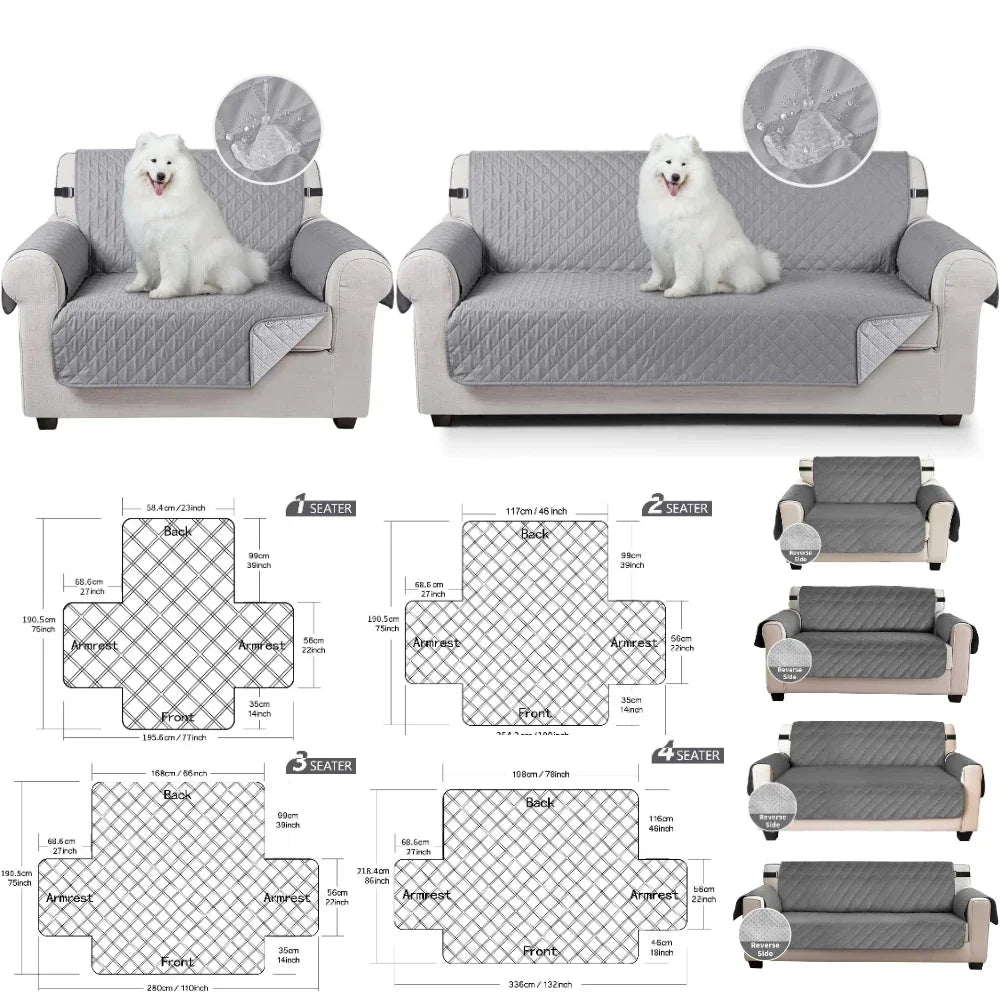 Non-Slip Waterproof Couch Cover for Pets