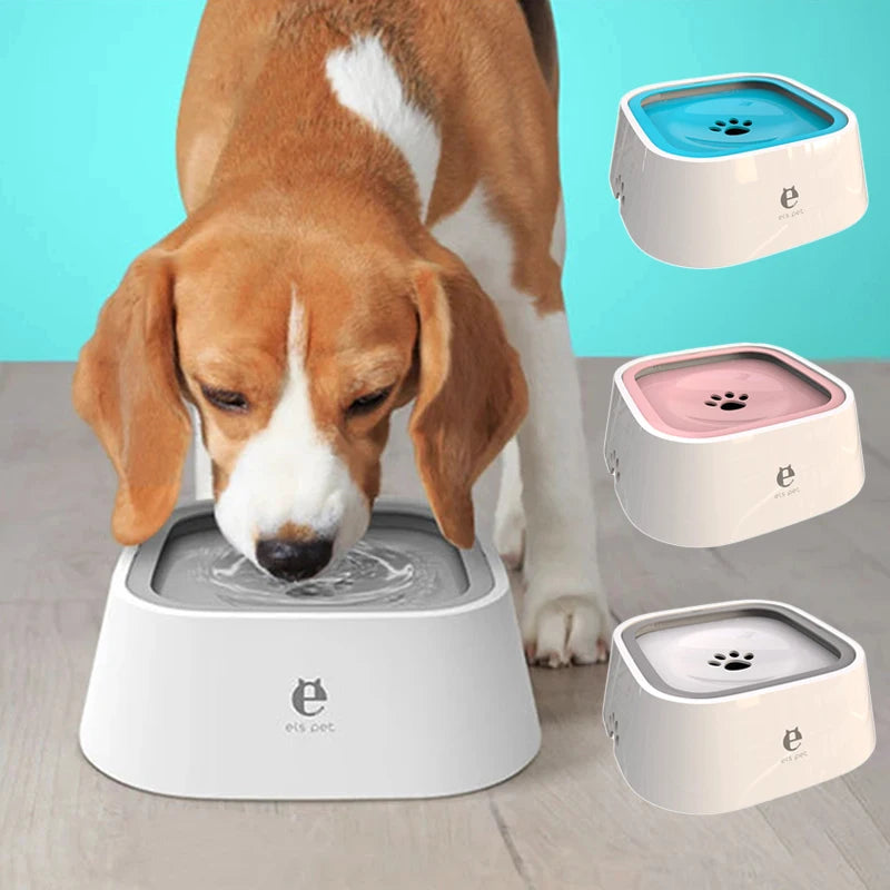 Floating Dog Water Bowl for Slower Drinking