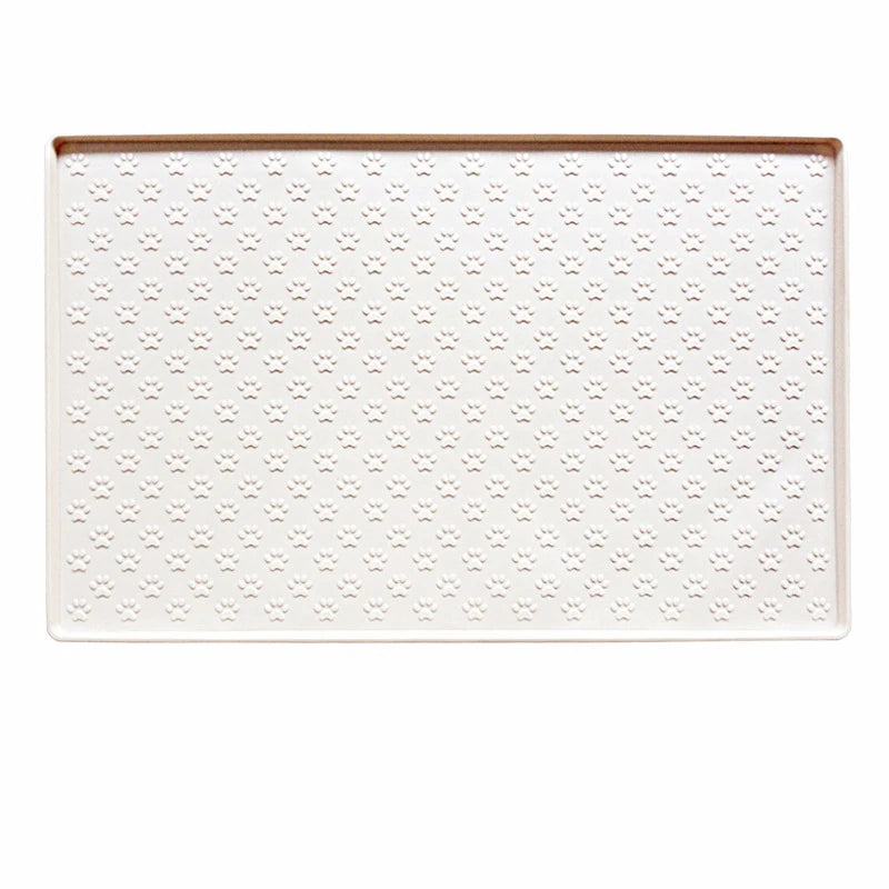 Raised-Edge Silicone Pet Bowl Mat