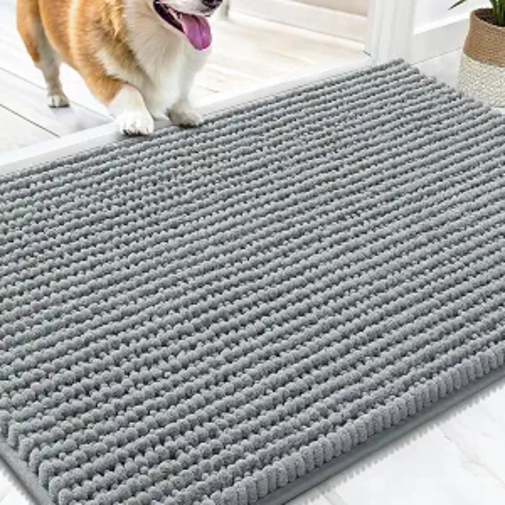 Absorbent Muddy Paw Dog Door Mat