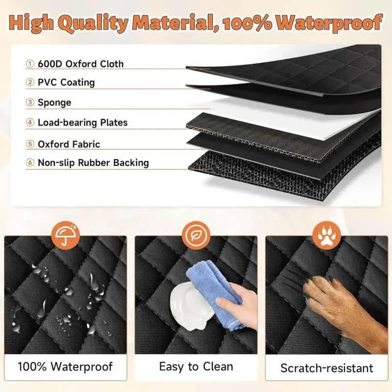 Hard-Bottom Dog Back Seat Extender