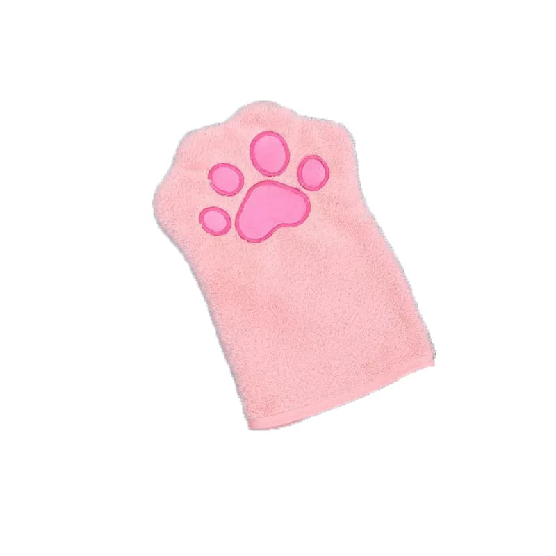 Microfiber Dog Paw Towel Mitt