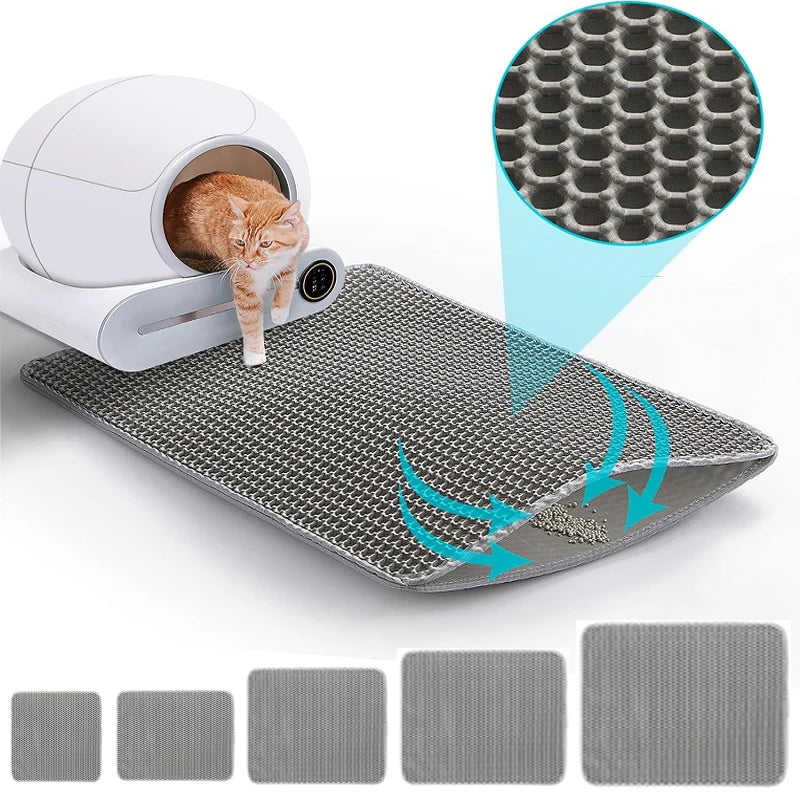 Double-Layer Cat Litter Trapping Mat