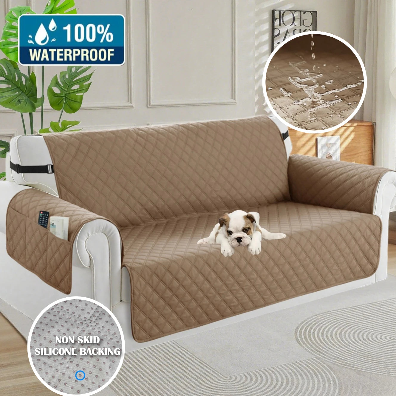 Non-Slip Waterproof Couch Cover for Pets