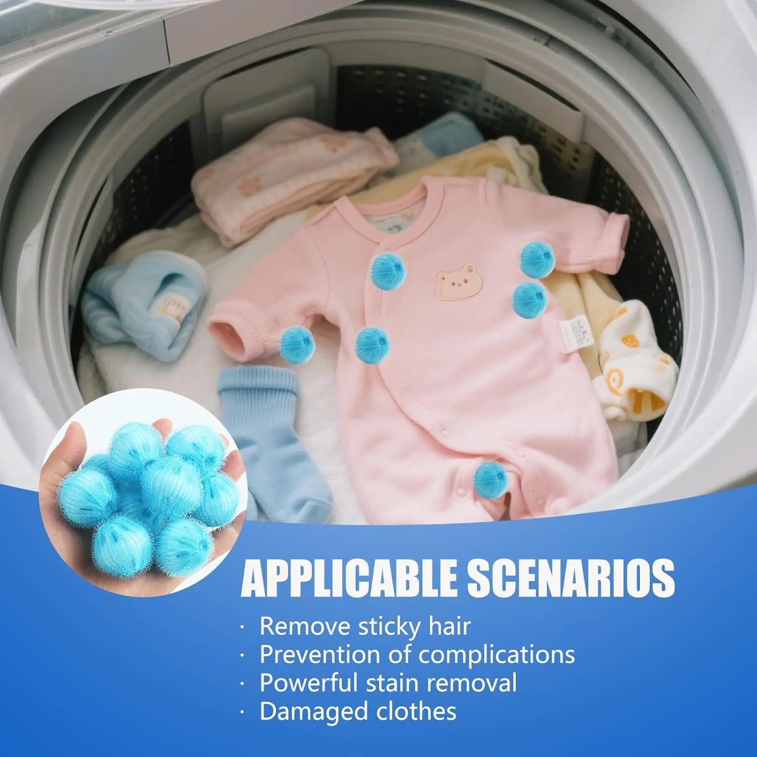 Pet Hair Catcher Balls for Washing Machines