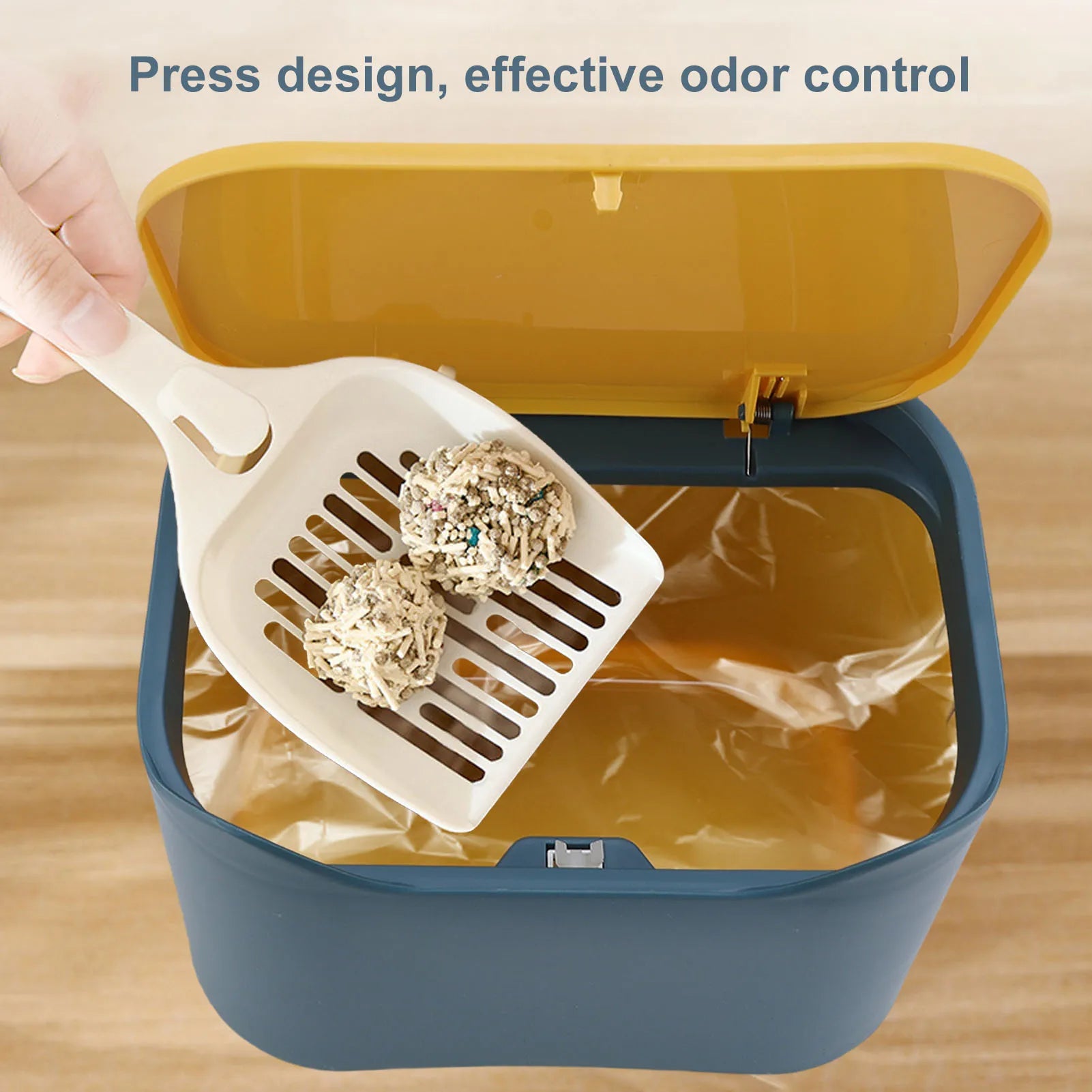 Sealed Cat Litter Waste Bin